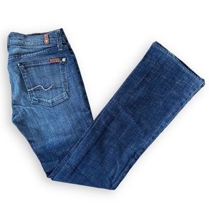 SEVEN FOR ALL MANKIND 90s Y2K Dark Wash Bootcut Jeans